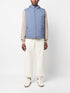 hooded padded gilet